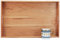 MAGIGO 22 x 14 Inches Large Rectangle Cherry Wood Ottoman Tray with Handles, Serve Tea, Coffee or Breakfast in Bed, Classic Wooden Decorative Serving Tray