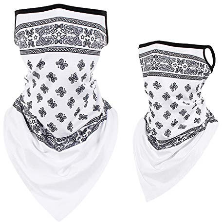 Kanpola Bedruckte Multifunktionstuch Damen & Herren Atmungsaktiv Schlauchtuch Gesichtshaube HalswäRmer Outdoor Motorrad Schal UV Staubschutz Face Shield Leichtes Halstuch