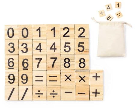 Set mit 10 Geschicklichkeitsspielen mit 33 Teilen aus Holz in einem Baumwollbeutel, Kindergeschenke für Geburtstage, Kinderveranstaltungen, Schulen, Ampen, Kindergärten, Kinderpartys