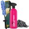 detailmate Felgenreinigungsset: OneWax Pink Attack Wheel Cleaner 750ml + Aurum ultraFlat Microfaser Felgenbürste Mikrofasertuch 320GSM