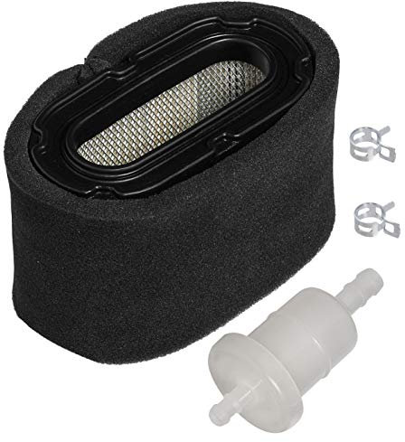 HIFROM Set di filtri dell'aria e pre filtro con filtro carburante compatibile con Honda GXV340 GXV390 11hp 13hp Sostituire 17211-ZF5-V01 17211-ZF5-V00, filtro aria tosaerba 1 pezzo