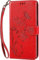 Vinanker Case for iPhone 13 Pro, Premium Leather Flip Wallet Cover with Card Slots Phone Case for iPhone 13 Pro (Red)