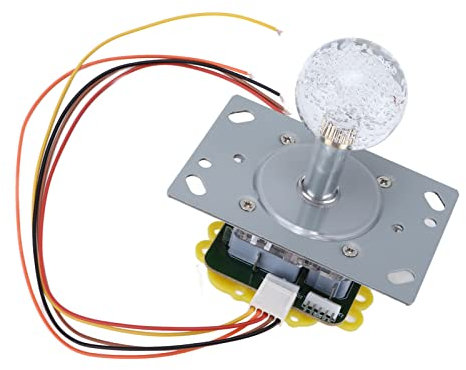 Hztyyier Stick Games DIY Kit Manette D'arcade Colorée Sensible à la Lumière avec Câble 5P Boule de Cristal pour Jeu Machine D'amusement Cool Running Other Collectibles Other Collectibles