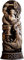 genmaiwodeshisb ROPAGI nordische Gott Harzstatue skandinavische Pantheons nordische Götter Figur Handwerk Wikinger Mythologie Zuhause Weinschrank Schale Bücherregal Skulptur Orament (Thors)