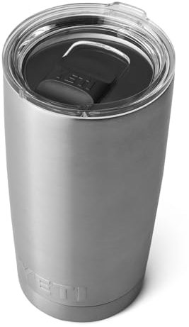 YETI Rambler, Edelstahl, Becher, Stainless Steel, 20 oz (591 ml)