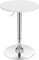 WOLTU Bartisch Stehtisch, höhenverstellbarer Tisch 70-91 cm, multifunktionaler Partytisch in Wohnzimmer Küche Balkon, Bistrotisch aus MDF Metall, Weiß, 52x52x91cm