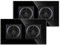 JIMEIDA 2 tomas de corriente dobles empotrables en negro, 16 A, placa de cristal templado, toma de pared estándar con protección de contacto, 157 x 86 mm, 250 V