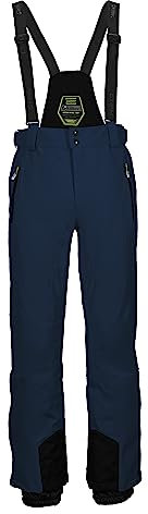killtec Herren Skihose/Funktionshose mit abnehmbaren Trägern, Kantenschutz und Schneefang Enosh, dunkelpetrol, L, 30920-000