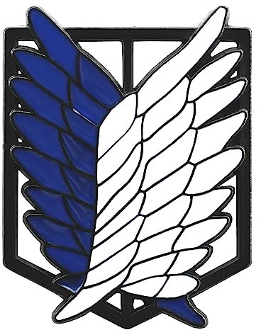 Amasukami Anime Charaktere Abzeichen - Eren Jaeger, Mikasa Ackerman, Levi Ackerman, Scout Regiment