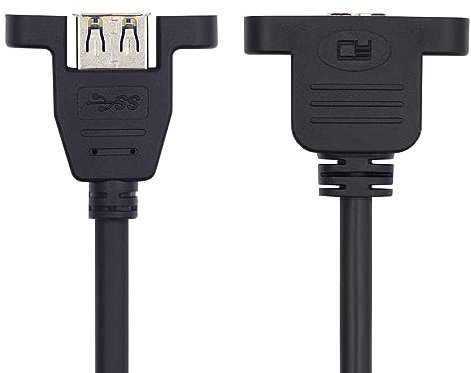 xiwai Câble d'extension de type A USB 3.0 femelle vers micro 3.0 de type B femelle - Câble d'extension de données 5 Gbit/s