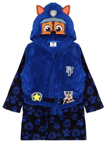 Paw Patrol Bademantel Morgenmantel (DE/NL/SE/PL, Numerisch, 116, Regular, Blau 5)