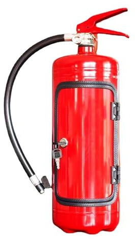 Mini Fire Extinguisher Bar Jerry Can Novelty Wine Storage Box Wine Cabinet Decoration Extinguisher Shape Wine Storage Bar,C