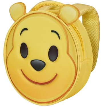 Disney Winnie Puuh Send-Emoji Rucksack, Gelb, 22 x 22 cm, Kapazität 4 L