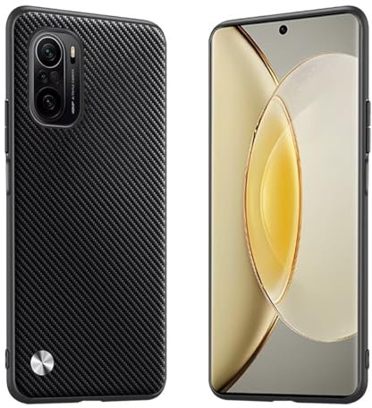 Longstong Handyhülle Passend für Poco F3 / Poco F3 5G / Xiaomi MI 11i (6.67), Code-Serie Metall-Leder Hülle Schutzhülle - Kevlar