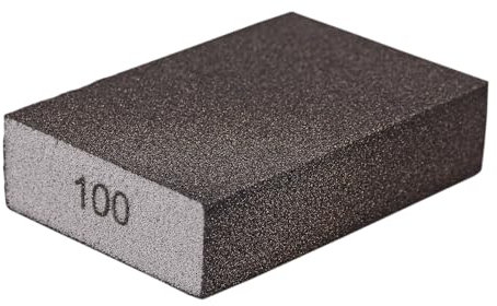 10x Schleifschwamm P100 - mittel grob | Schleifblock, Schleifklötze, Schleifpads | zum Schleifen von Lacken, Farben, Spachtelmassen, Holz, usw...