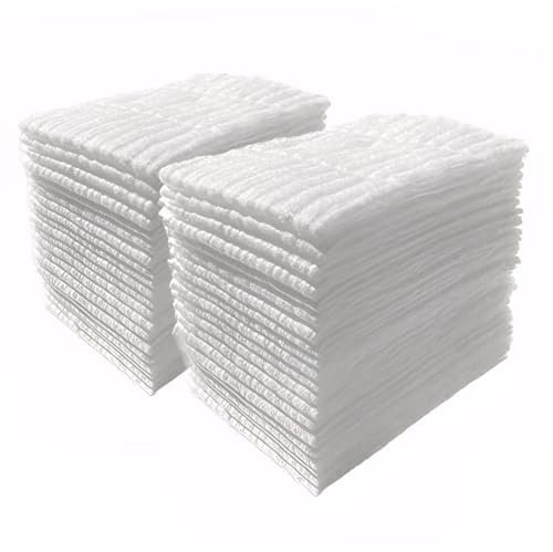 Hperu Dry Mop Pads 100pcs Dry Sweeping Cloths Disposable Dry Mop Pads Dry Mop Refills Effective Cleaning Dusting Cloths For Table, Floor,Dry Mop Refills 7.9x11.8