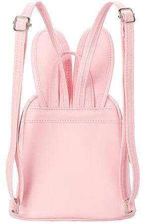 Zaino glitterato rosa con brillantini, zaino da principessa, zaino da viaggio per ragazze, zaino da viaggio con coniglietto rosa scintillante, leggero, impermeabile, borsa per libri per bambine, a,