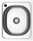 Fregadero encastrable de acero inoxidable de un seno 40x50 cm - N205AS
