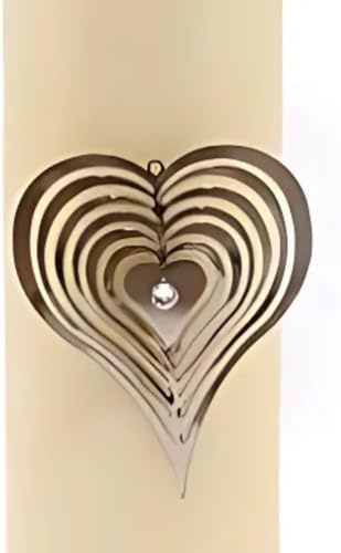 Marco Paul Church Pillar Candles Long Burning with Heart Candle Pin 16cm Tall Candle Scented Church Candles Home Decoration Large Candlestick for Wedding Party Gift Centrepiece Christmas Gifts