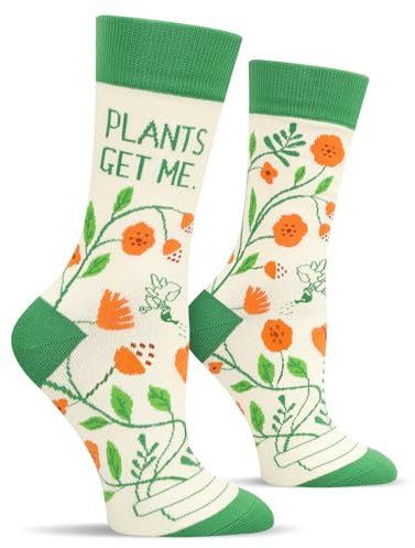 Cantustime Funny Socks for Women Teenage Girls - PLANTS GET ME Sock Valentines Day Novelty Gifts for Girlfriend Daughter Mom Crazy Plant Socks - Birthday Fun Gifts Christmas Stocking