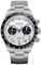 Seestern Sugess S457 Panda Chronograph mechanisch Stahl Weiß Schwarz Saphir Herrenuhr, Weiß