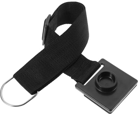 Cello Gurtstopper Antirutschmatte für Probe und Konzert, Schwarz | Legierung, Oxford und Nylon, Faltbar mit 2cm Breitem Gurt, für Musikstudenten und Kontrabass