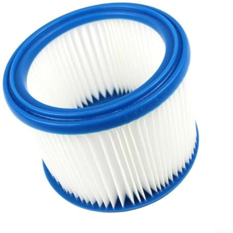 Eawfgtuw HEPA-Rundfilter, kompatibel mit Bosch GAS 20 L SFC GAS 1200 L Staubsauger, Ersatzteil blau weiß, 18 x 14 x 14,5 cm, maschinenwaschbares Filtersystem (1 Packung)
