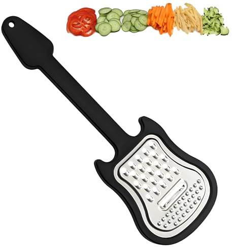 Guitar Shaped Melon Peeler – Creative Fruit & Vegetable Cutter, Ergonomic Grater for Kitchen, Perfect for Cheese Grated, Carrot, Cucumber and More