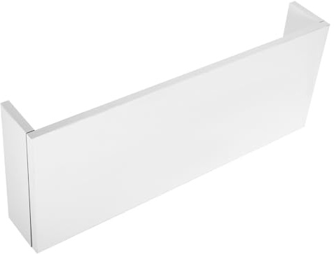 BESPORTBLE Support Moniteur Bureau Blanc en Mdf , Rehausseur D'écran D'ordinateur Espace Optimisé, Élégant et Résistant la Déformation pour Bureau et Maison