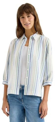 Cecil 3/4-Arm Bluse in Seersucker Qualität