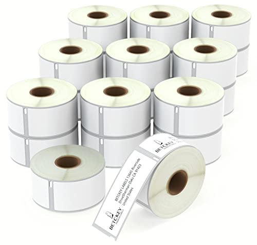 BETCKEY - 20 Rollen 99012 Selbstklebende Etiketten Kompatibel mit DYMO S0722400, 36mm x 89mm, 5200 Adressetiketten (Groß) für LabelWriter 450, 4XL NICHT passend 550 oder 5XL