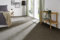 andiamo Teppichboden Izmir für Wohnzimmer und Kinderzimmer - Teppichboden Meterware zum Verlegen - Teppichbelag mit hoher Trittschalldämmung - weicher Teppichboden 400 x 400 cm Braun-Grau