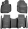 Tapis de Sol Compatible avec Honda Jazz 2008-2015 Caoutchouc TPE Noir