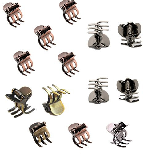 Cuhair kleine Haarspangen, Vintage-Stil, Metalllegierung, Haarclip, Haarschmuck für Mädchen und Frauen, 10 Stück