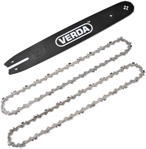 Verda Schwert für Stihl Kettensäge + 2x Sägekette 35cm | 3/8 1,3mm 50TG | Hochwertiges Führungsschwert & langlebige Ketten für präzises Sägen SN0511