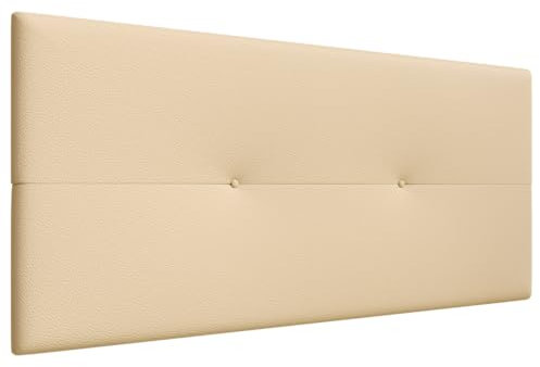 LA WEB DEL COLCHON Cabecero tapizado Julie para Cama de 135 (145 x 55 cms) Beige