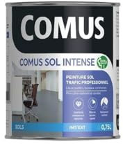 COMUS SOL INTENSE NOIR 0.75L Peinture sols intérieurs et extérieurs. trafic intense/professionnel