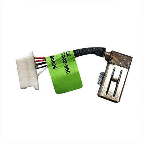 Gintai Connettore Carica DC Power Jack Cavo per HP Probook X360 11 G3 EE | ,11 G5 EE 13-BD 13-BE 13Z-BE 13-AY 13M-BD 14M-DY 4-DY 14T-DY 14-EK 14-ES 15-ER L37038-S50 L37038-Y50 Alimentazione