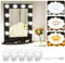 Hollywood Mirror Light Bulbs Kit, 10 Bulbs LED Vanity Mirror Lamp for Dressing Room Table, USB Operated Light Strip with 3 Dimmable Light Colors for Bathroom Vanity, Beauty Salon Makeup Artist,5.4m
