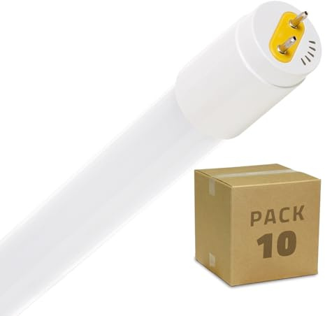 LEDKIA LIGHTING LED-Röhre T8 G13 120 cm Glas Einseitige Einspeisung 18W 120lm/W (Pack 10 Einh.) No Flicker 4000K Neutralweiß Nein T8