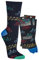 Damen Jungen Mädchen Socken (2 Paar) bunt 36-41 Fahrrad