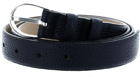 Abro Leder Gürtel Leather Adria Classic Belt W90 Navy blau