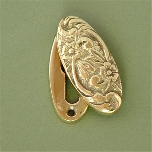 Castelion® Brass Flower Key Escutcheon
