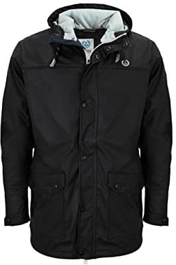MADSea Herren Regenjacke Friesennerz 63079 schwarz, Größe:5XL