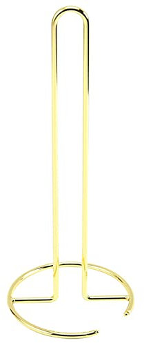 Küchenrollenhalter, Edelstahl freistehender Papierhandtuchhalter Vertikaler Papierhandtuchhalter (Golden 2)