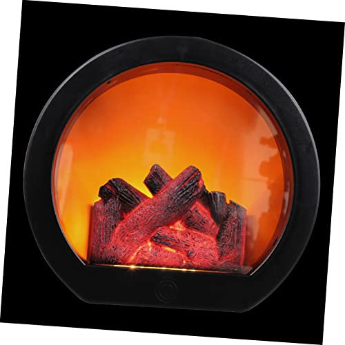Uonlytech Led Flammeneffekt Laterne Usb Lade Kaminlampe Dekorative Tischlampe Für Wohnraum Gemütliches Licht Thermische Atmosphäre Wohnzimmer Schlafzimmer Bad