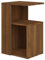 Tavolino da Salotto Rovere Marrone 36x30x56cm Legno Multistrato