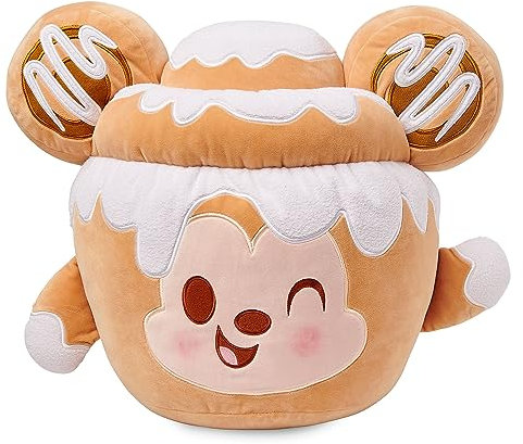 Disney Store Official Mickey Mouse Swirl Medium Soft Toy, 37cm/14”, Plush Character Figure with Cinnamon Scent and Embroidered Details, Suitable for Ages 0+