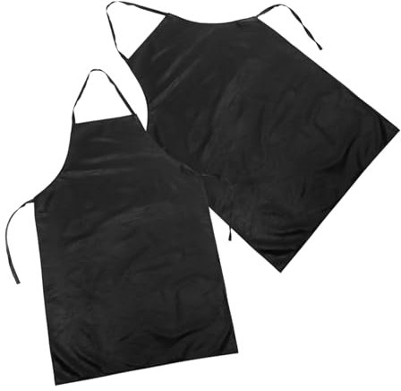 Cabilock 2 Piezas delantal de cuero hachas y hachas delantales para asar a la parrilla delantal cocinero delantales de cocina delantales para hombres delantales de chef de restaurante