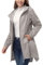 33,000ft Vêtement de pluie imperméable, poncho de pluie léger et respirant coupe-vent à capuche, fine pliable longue manteaux imperméables femme Kaki XXL